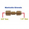 MANICOTTO GIREVOLE RIDOTTO SAE MG4-6