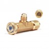 RUBINETTO DI SERVIZIO VALVOLA ACCESSO 5/16 F 1/4 M X SAE  LOCK-VALVE